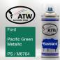 Preview: Ford, Pacific Green Metallic, PS / M6764: 400ml Sprühdose, von ATW Autoteile West.